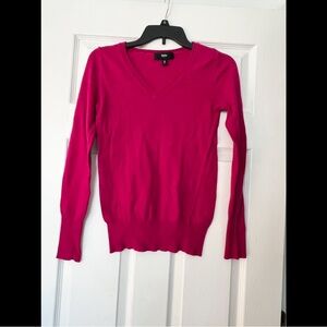 Talbots Pink V-Neck Sweater